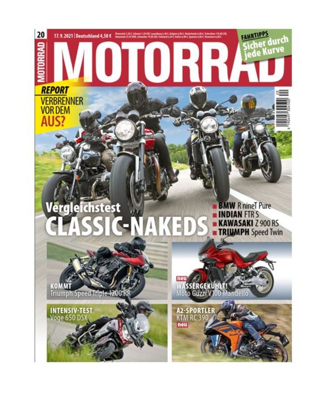 Titelseite Motorrad 
