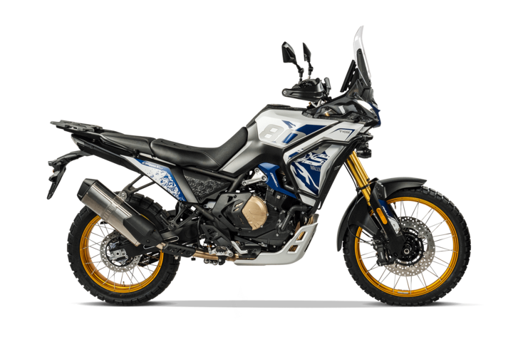 Offroad Motorrad 800ccm - VOGE 800 RALLY in white/blue | Ansicht 1